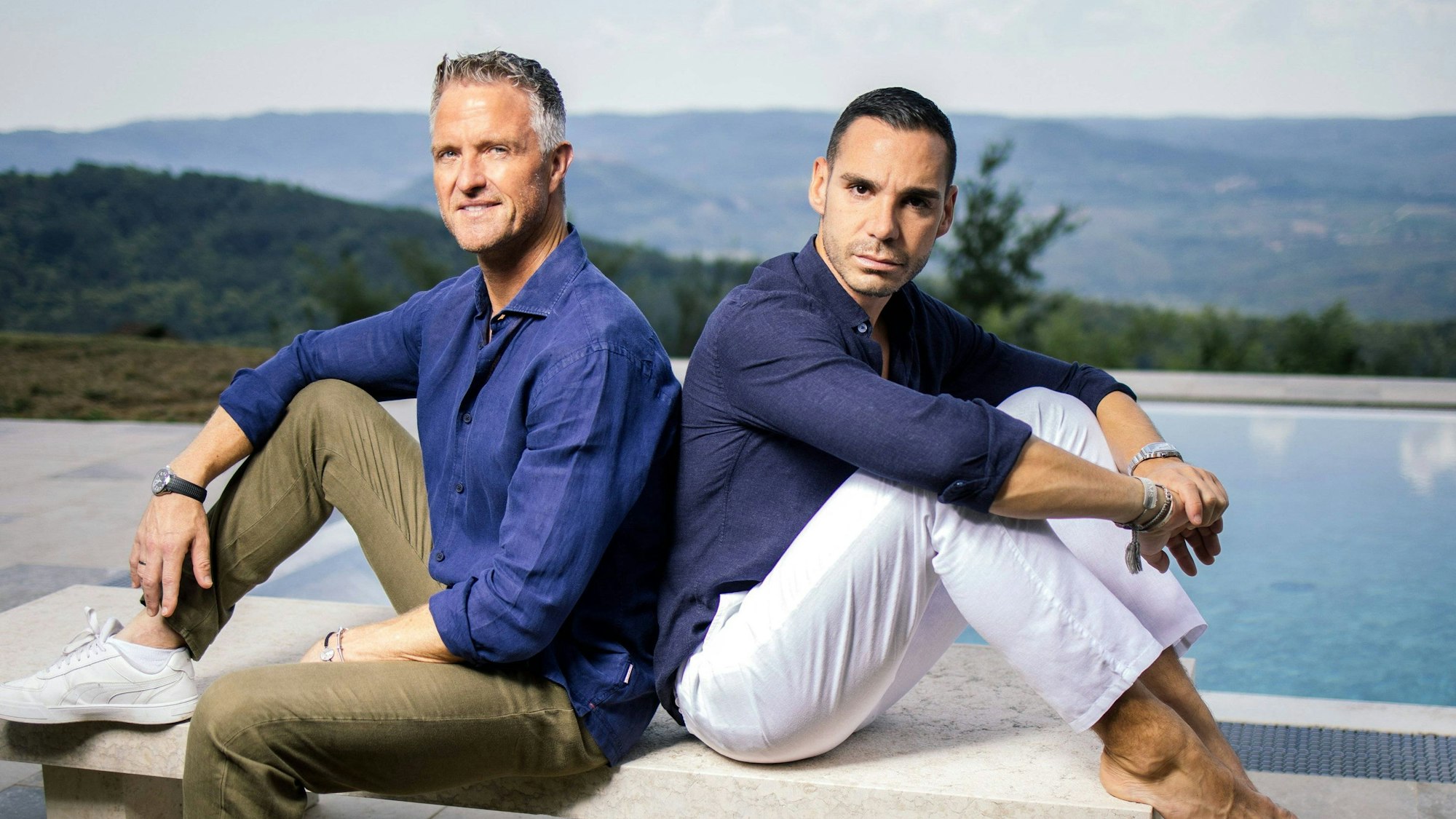 Ralf Schumacher und sein Partner Etienne Bousquet-Cassagne.