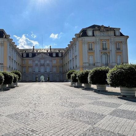 Zu sehen ist Schloss Augustusburg.