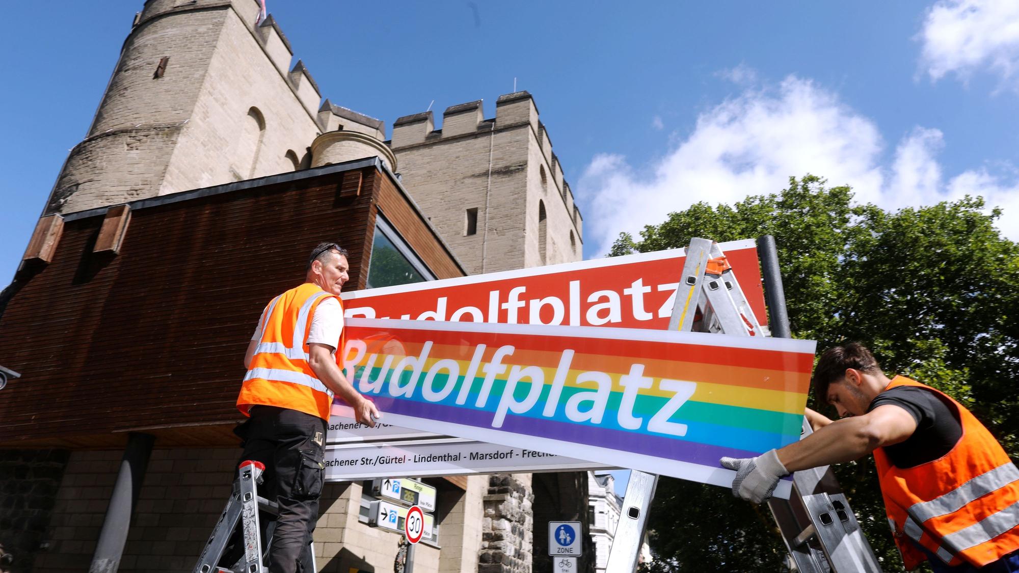 Die Aktion war ursprünglich nur auf drei Tage ausgelegt, jetzt bleiben die Schilder noch ein wenig länger.