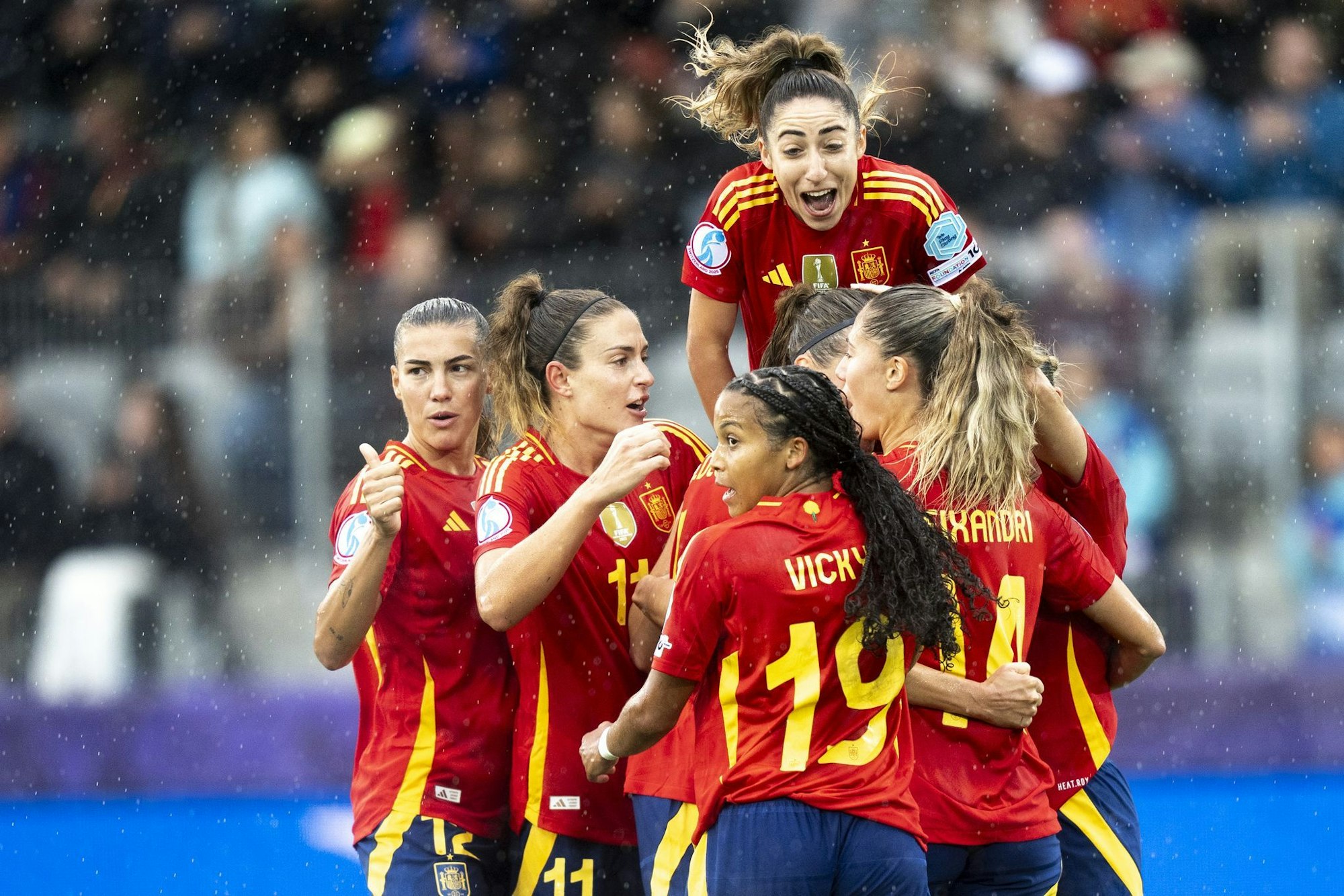 Spaniens Fußballerinnen sind bei der EM bislang obenauf.