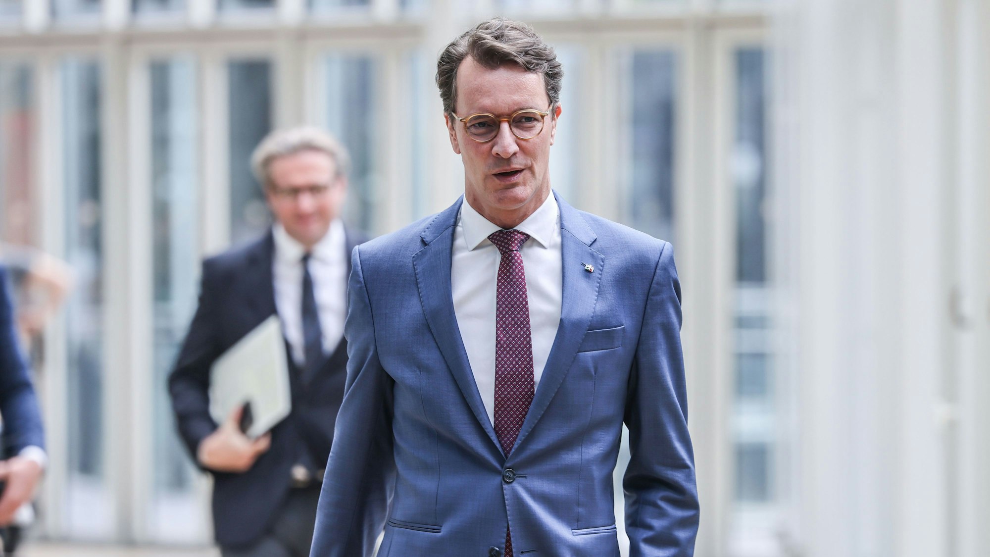 Hendrik Wüst (CDU), Ministerpräsident von Nordrhein-Westfalen, im Düsseldorfer Landtag.