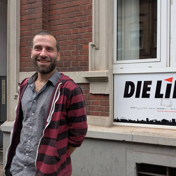 Keneth Dietrich tritt für die Linkspartei als Oberbürgermeisterkandidat an.