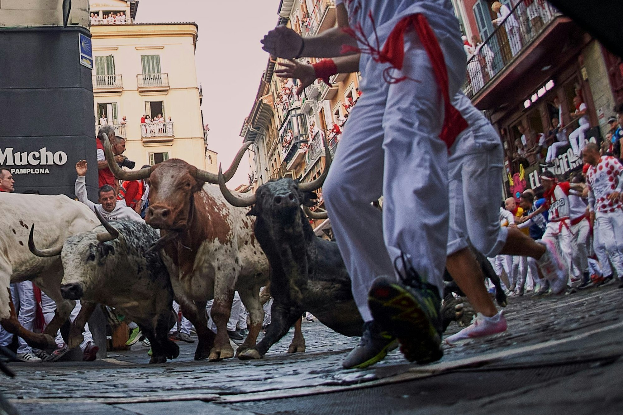 Die «Sanfermines» sind dem Stadtheiligen San Fermín gewidmet.