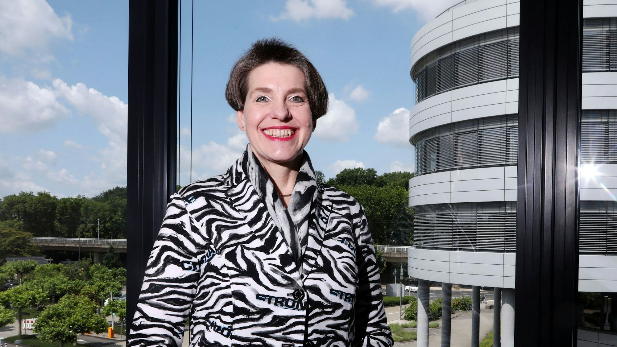 16.06.2025, Köln: Interview mit Netzvorständin Susanne Fabry vom Unternehmen Rheinenergie AG.