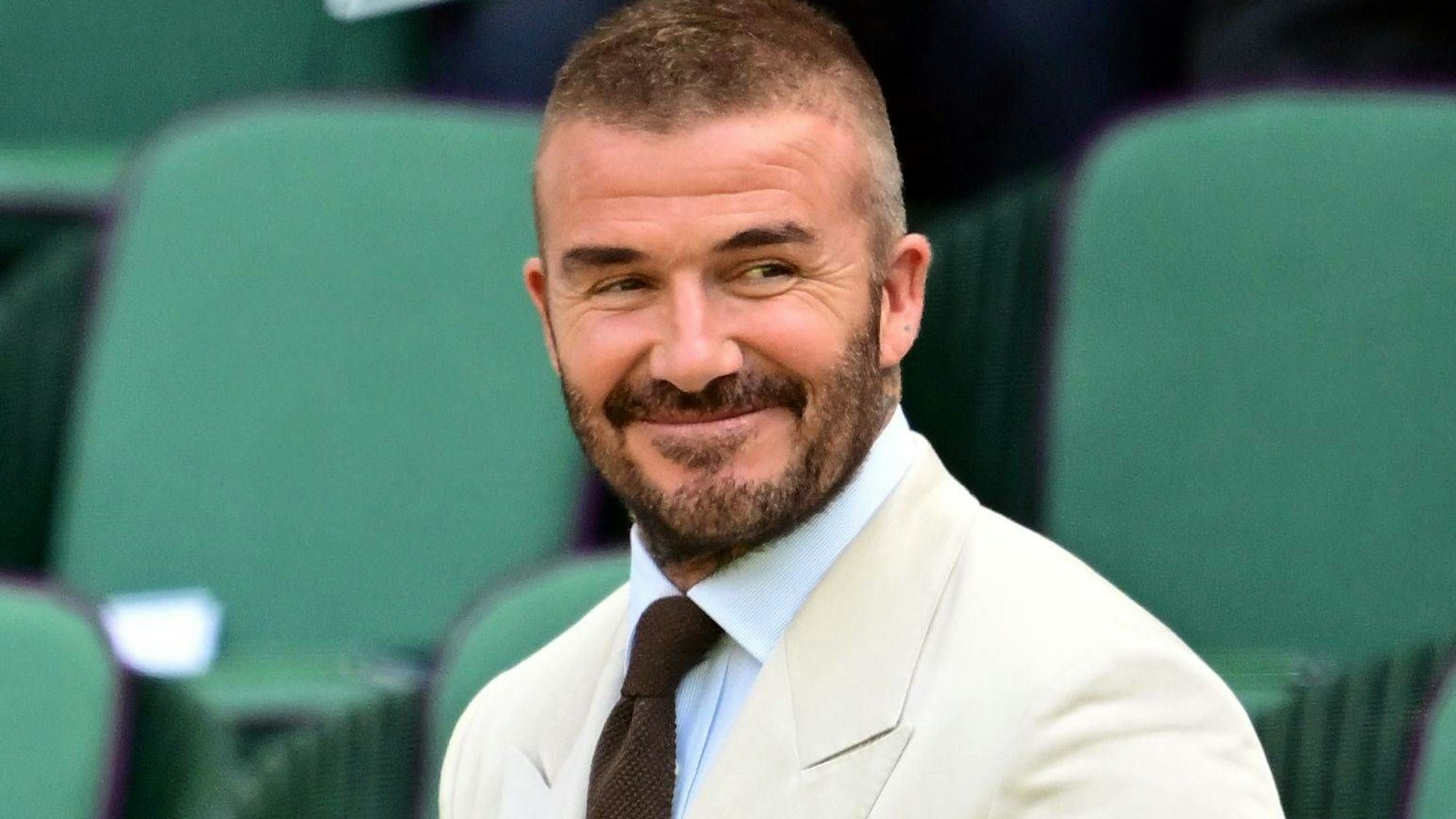 Auch David Beckham wurde in der Royal Box gesichtet.