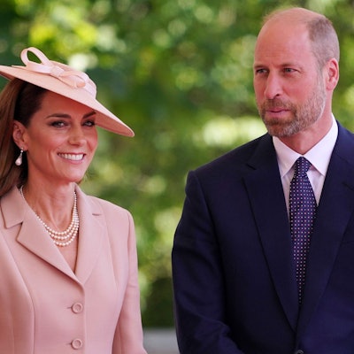 Prinzessin Kate und Prinz William beim Empfang von Präsident Macron: Zeremonieller Auftakt des dreitägigen Staatsbesuchs am 8. Juli 2025 in Windsor.