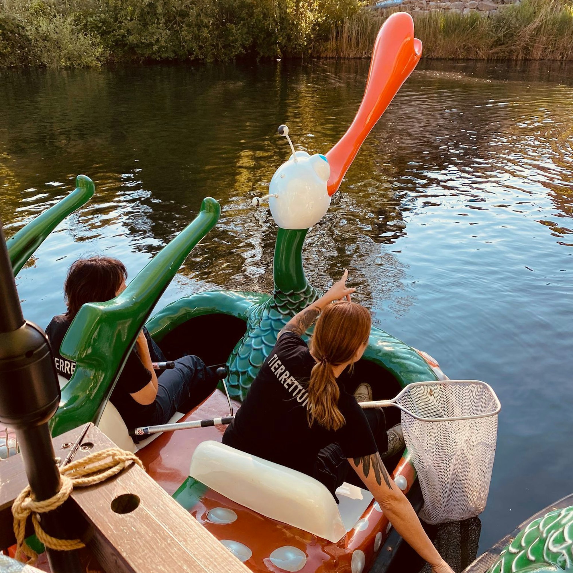 Auch die Einsatzboote im Phantasialand waren alles andere als Standard.