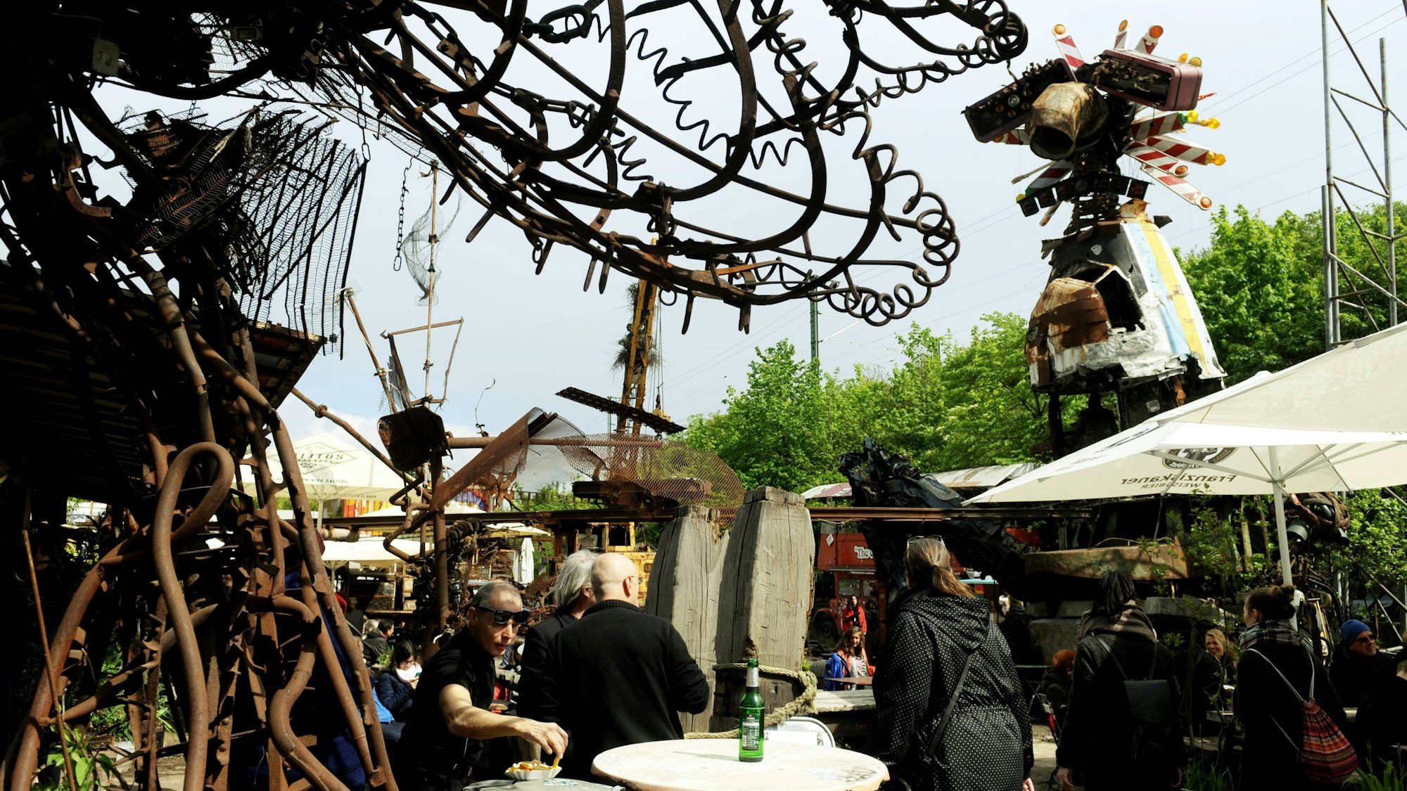 Der Biergarten im Kölner Odonien