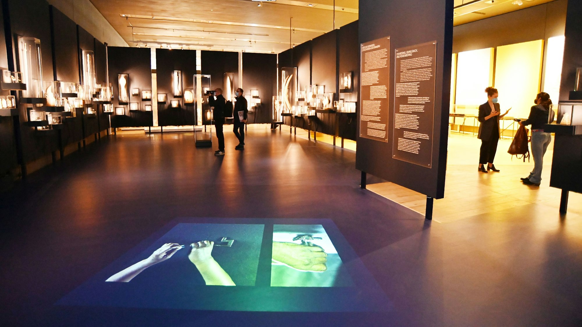 Ausstellungsraum im Rautenstrauch-Joest-Museum.