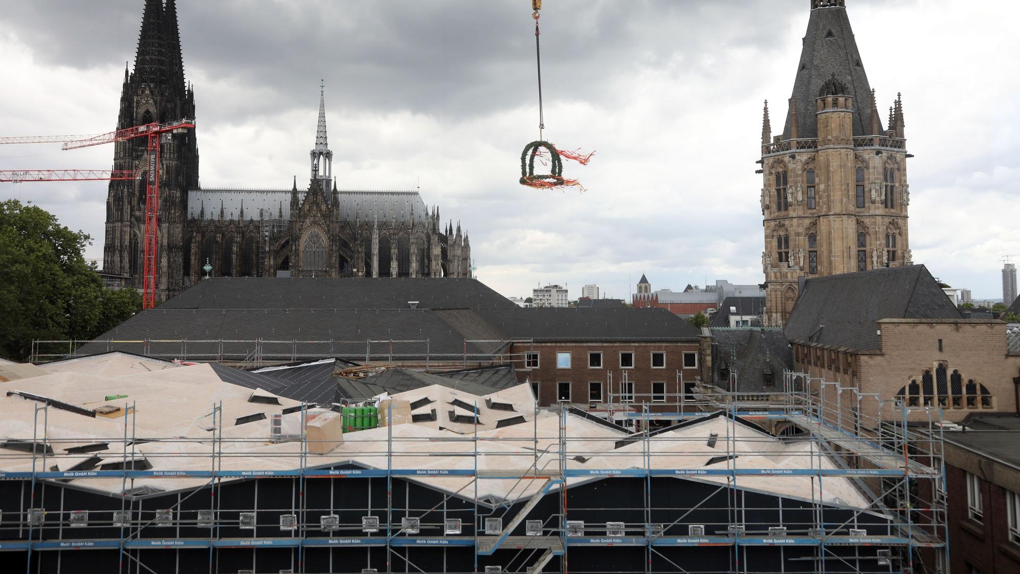 Die MiQua-Baustelle.