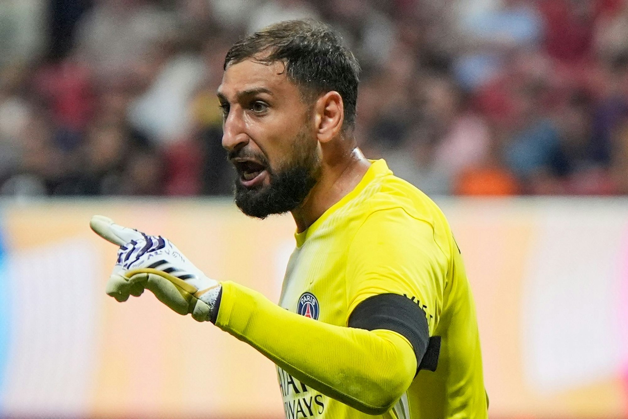 PSG-Torwart Gianluigi Donnarumma beim Spiel gegen den FC Bayern in Atlanta.