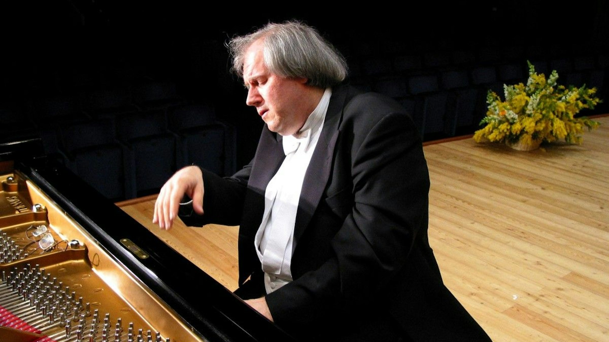 Pianist Grigory Sokolov am Flügel