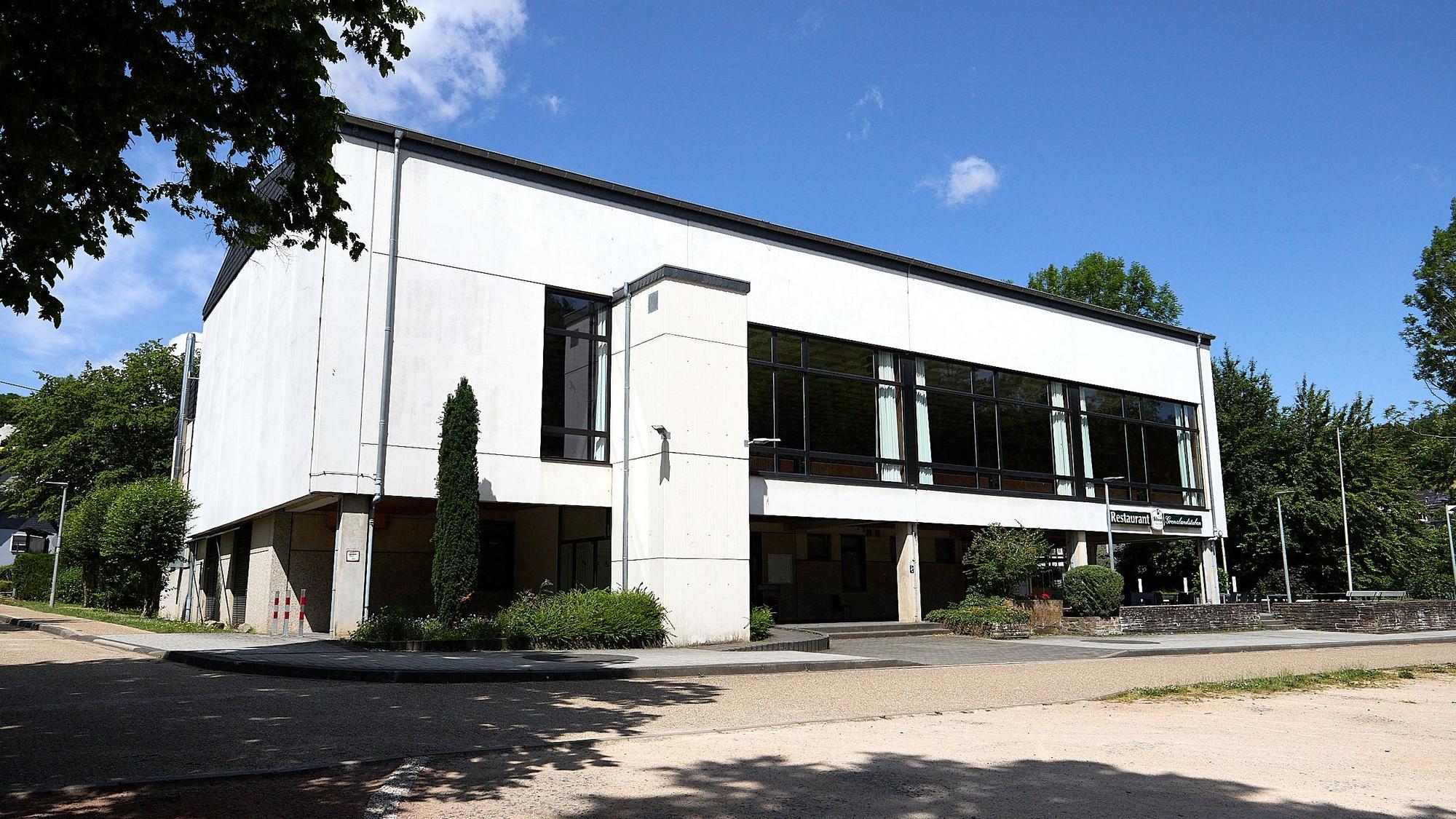 Die Grenzlandhalle in Hellenthal.