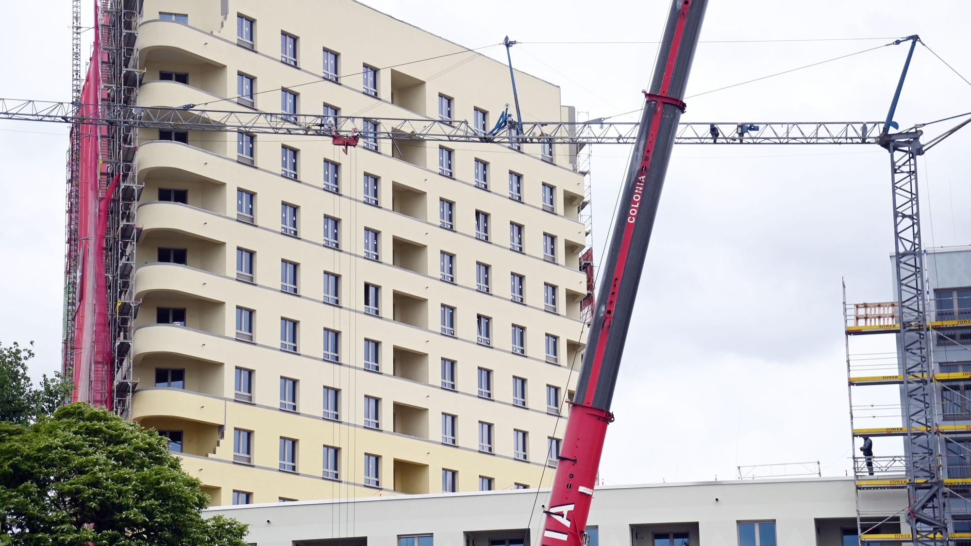In der Sechtemer Straße entstehen die ersten Wohnungen der Parkstadt Süd.