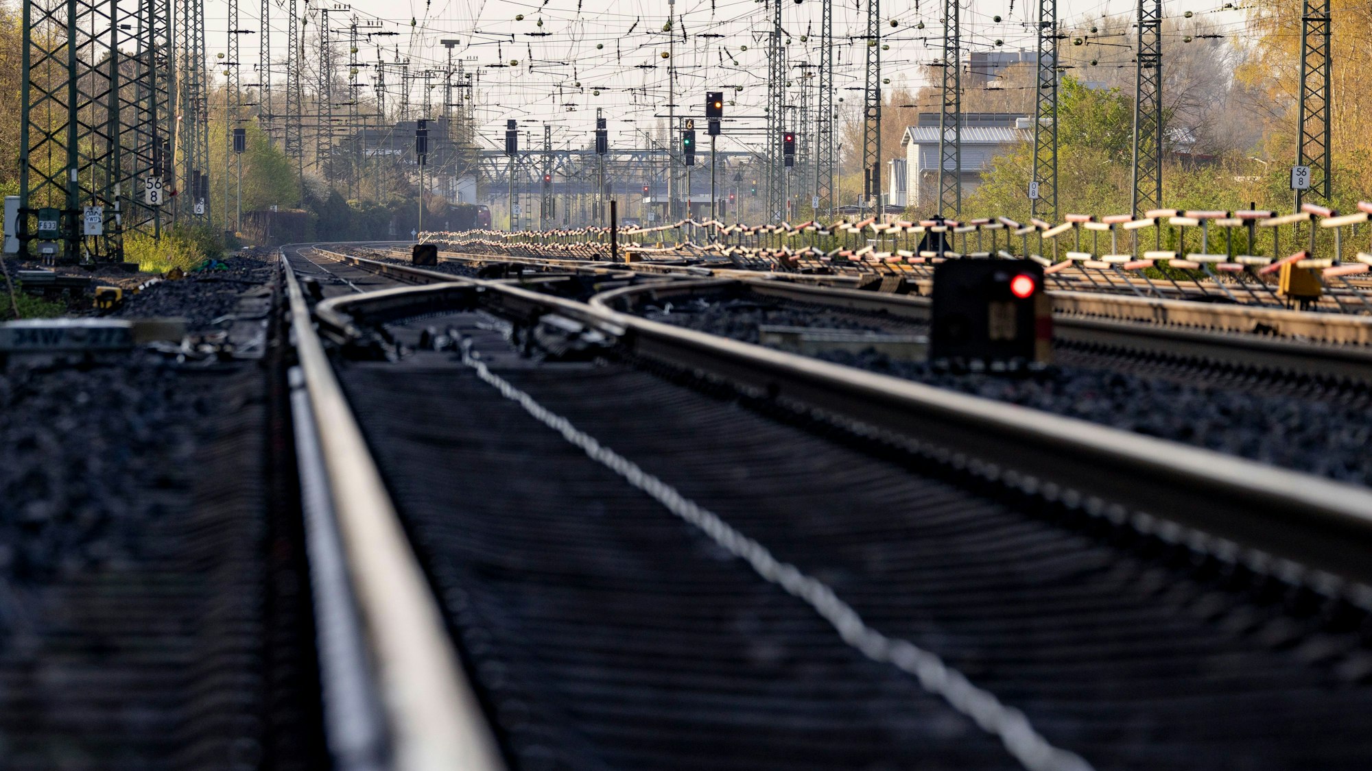 Gleise der Deutschen Bahn (Symbolfoto).