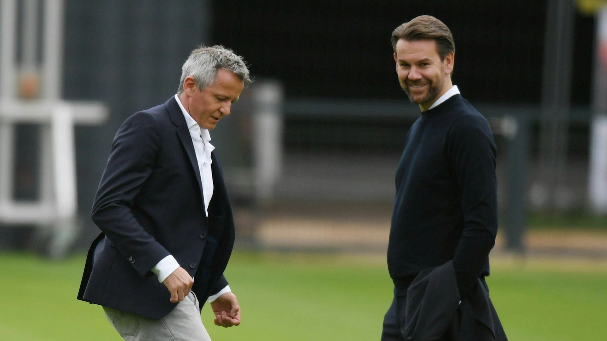 09.07.2025, xophax, Fussball 1.Bundesliga, 1.FC Koeln Training Sportdirektor Thomas Kessler, rechts Philipp Türoff DFL/DFB REGULATIONS PROHI BIT ANY USE OF PHOTOGRAPHS as IMAGE SEQUENCES and/or QUASI-VIDEO Koeln