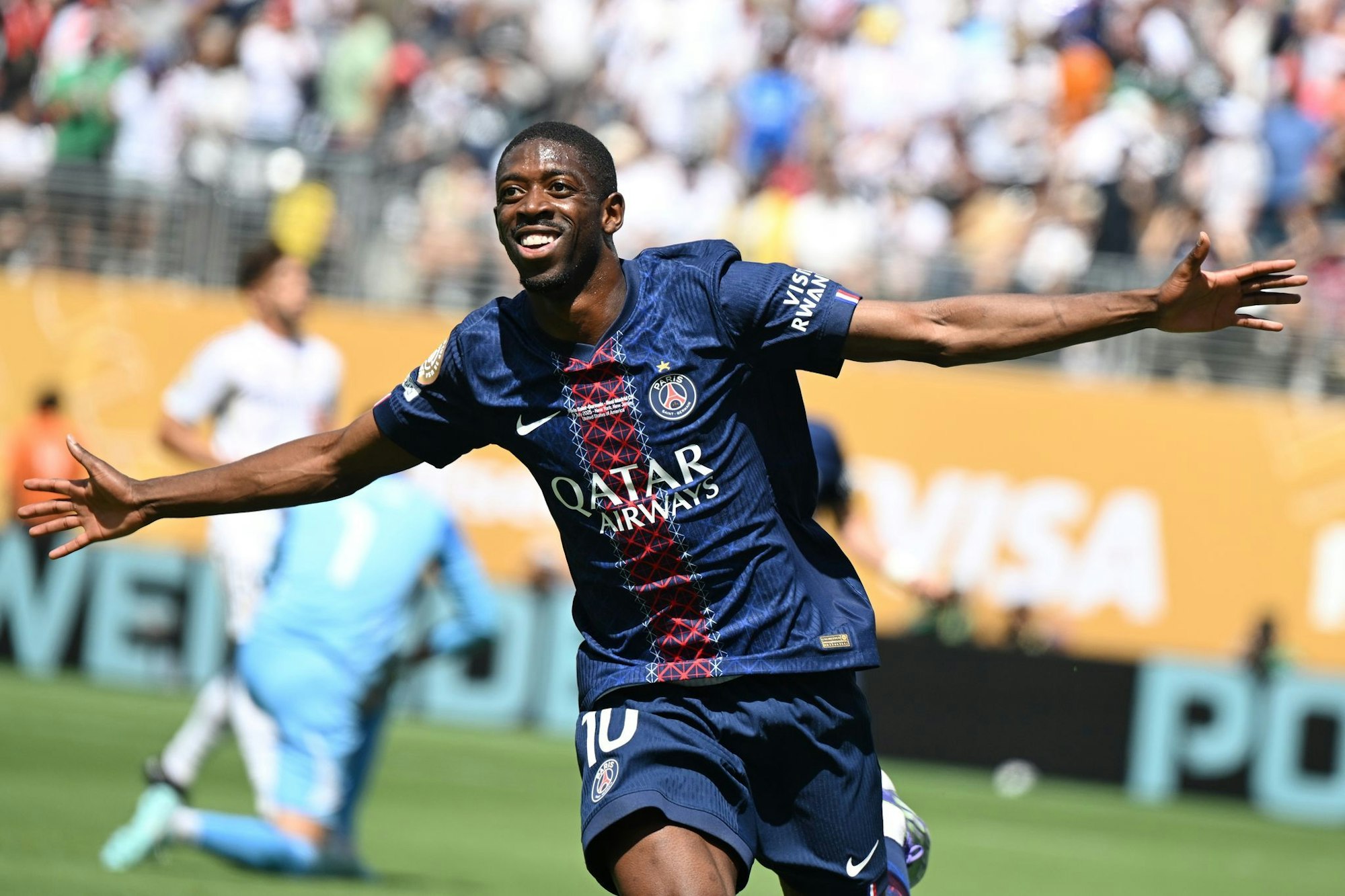 Die pure Pariser Freude: Torschütze Ousmane Dembélé.