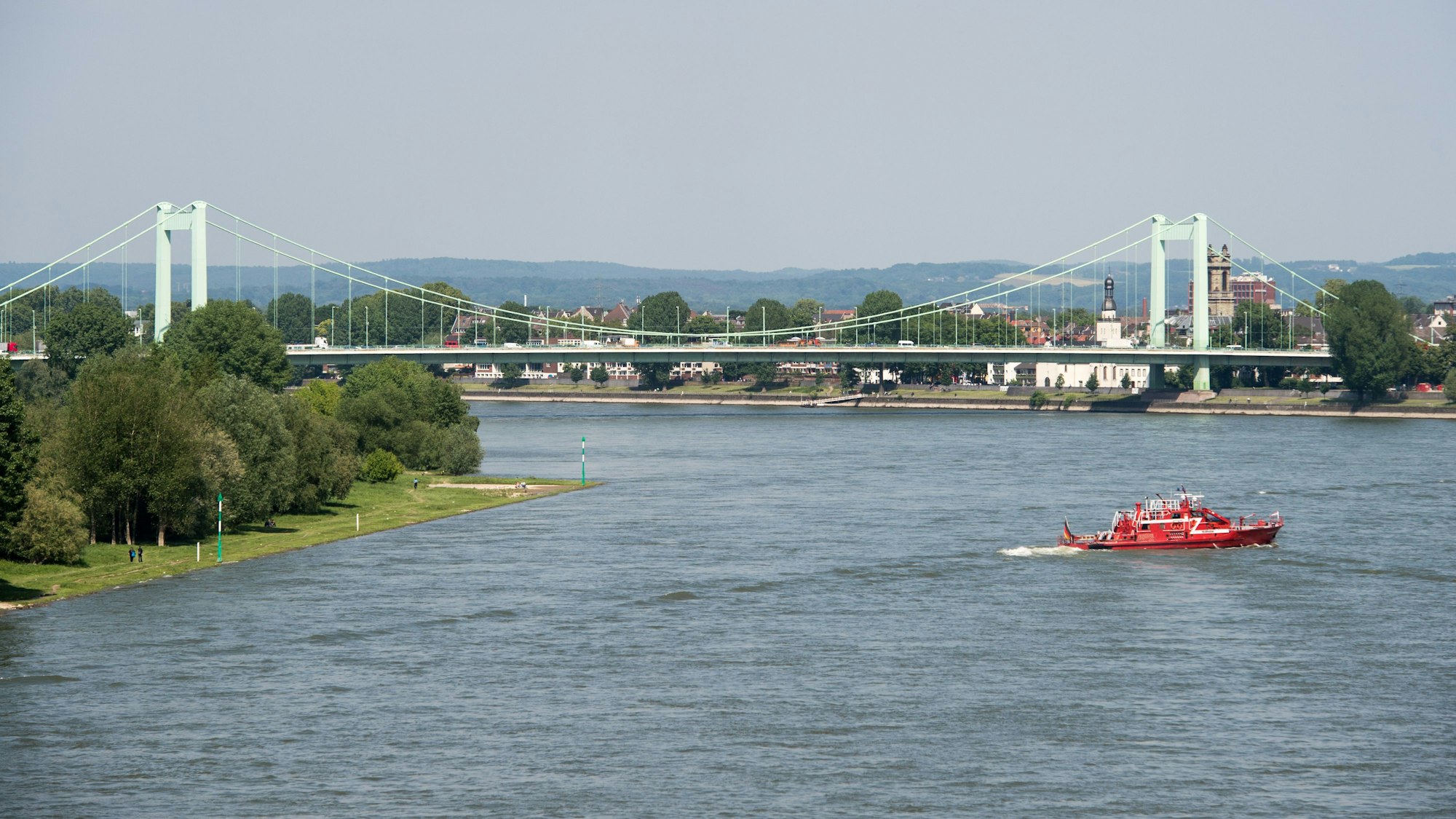 Die Mülheimer Brücke in Köln.Foto: Marius Becker/dpa