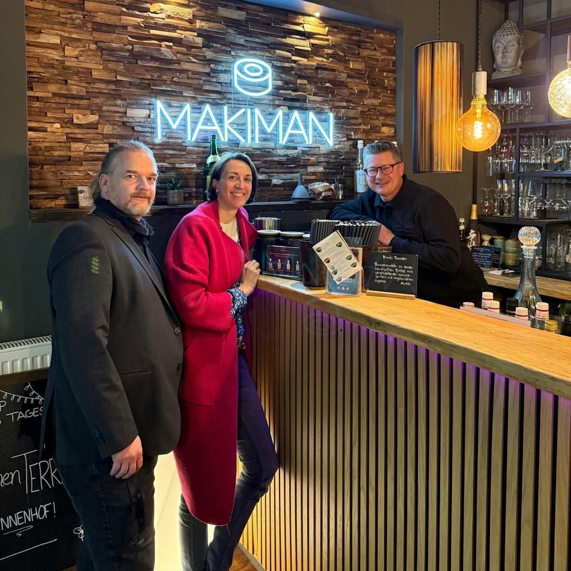 Joe Bennick (Kulturmanager Studiobühne Siegburg), Claudia Böttcher (Geschäftsführung), Marco Grewe (Geschäftsführung)