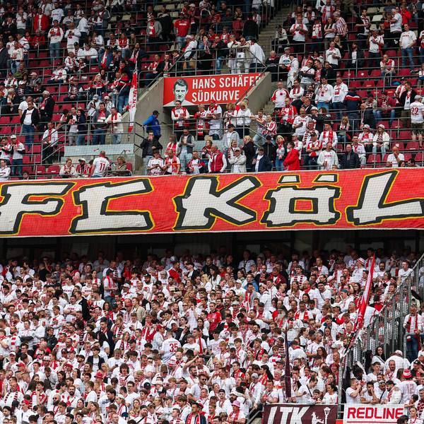 Die FC-Südkurve im Kölner Rhein-Energie-Stadion
