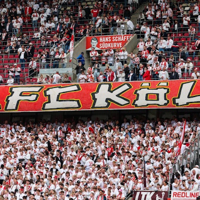 Die FC-Südkurve im Kölner Rhein-Energie-Stadion