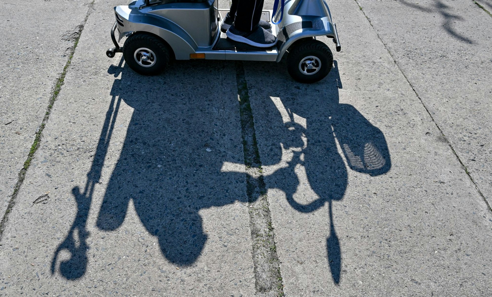 Die 88-jährige Frau war auf einem Elektromobil unterwegs. (Symbolbild)