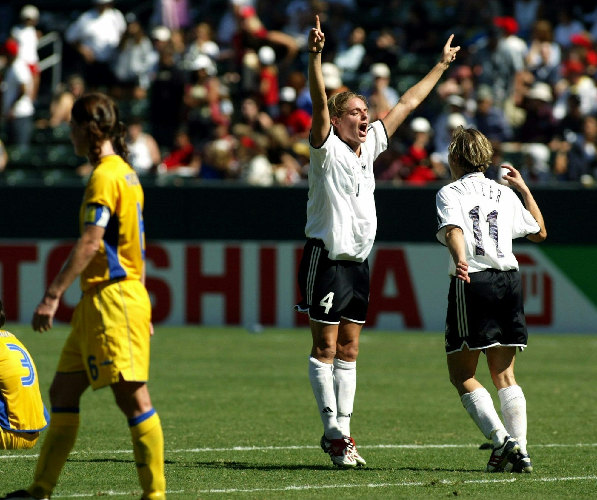 Golden Goal im WM-Finale gegen Schweden: Nia Künzer.