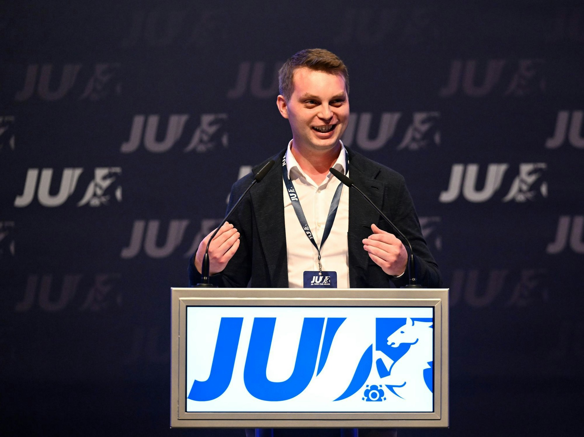 Der amtierende Vorsitzende der Jungen Union NRW, Kevin Gniosdorz, will sich beim NRW-Tag der JU wiederwählen lassen. (Archivbild)