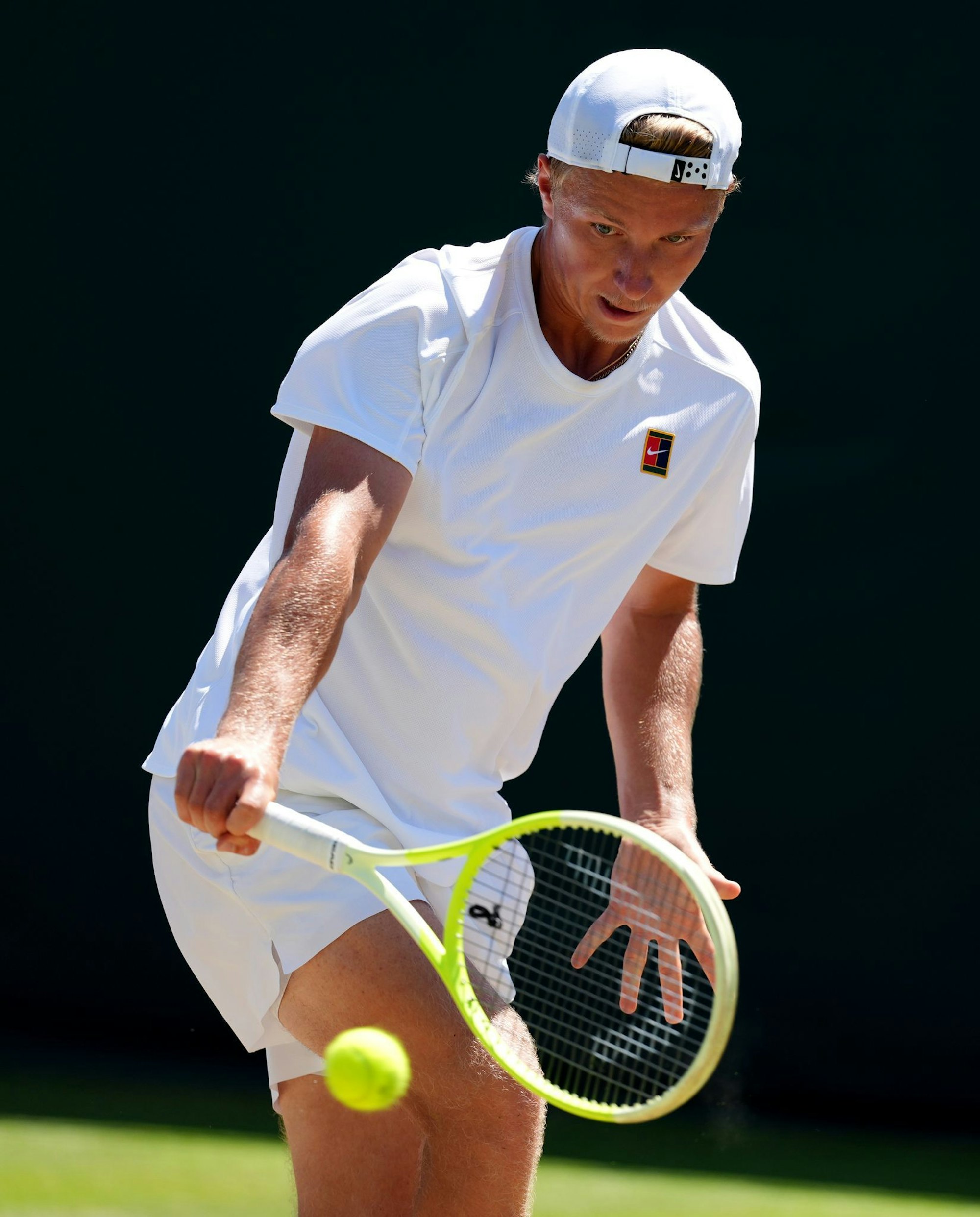 Max Schönhaus kämpfte sich in Wimbledon bis ins Halbfinale.