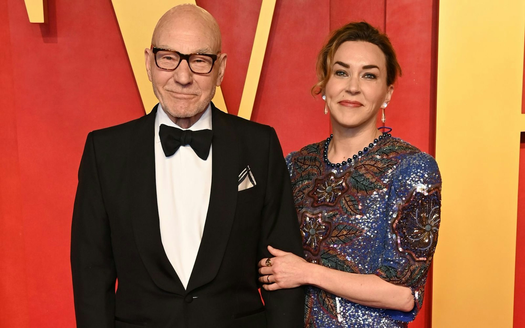 Seit 2013 verheiratet: Patrick Stewart und Sunny Ozell. (Bild: Jon Kopaloff/Getty Images for Vanity Fair)