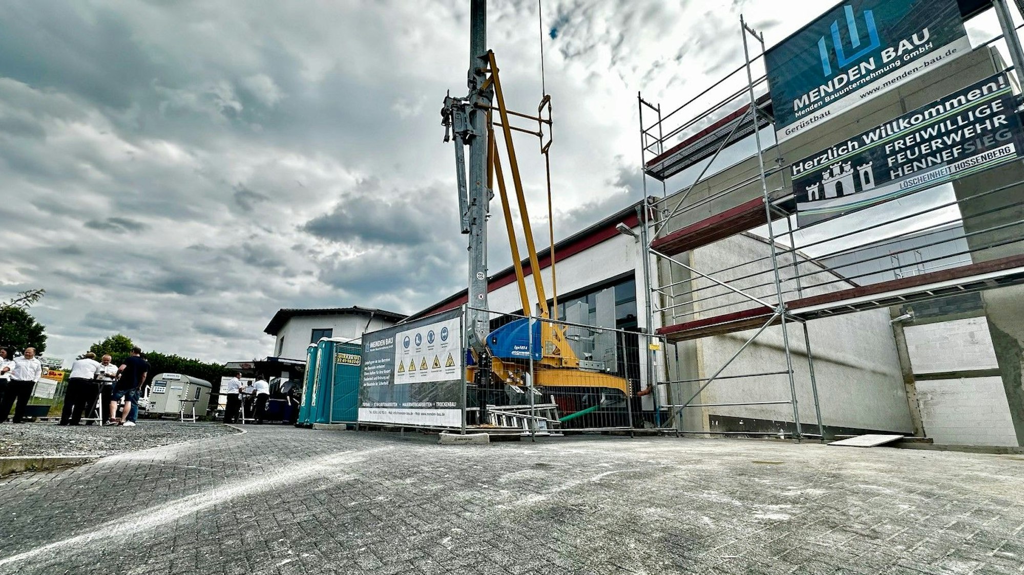In Hennef-Hossenberg entsteht ein neues Feuerwehrgerätehaus für die neue Einheit Hosenbeerg.
