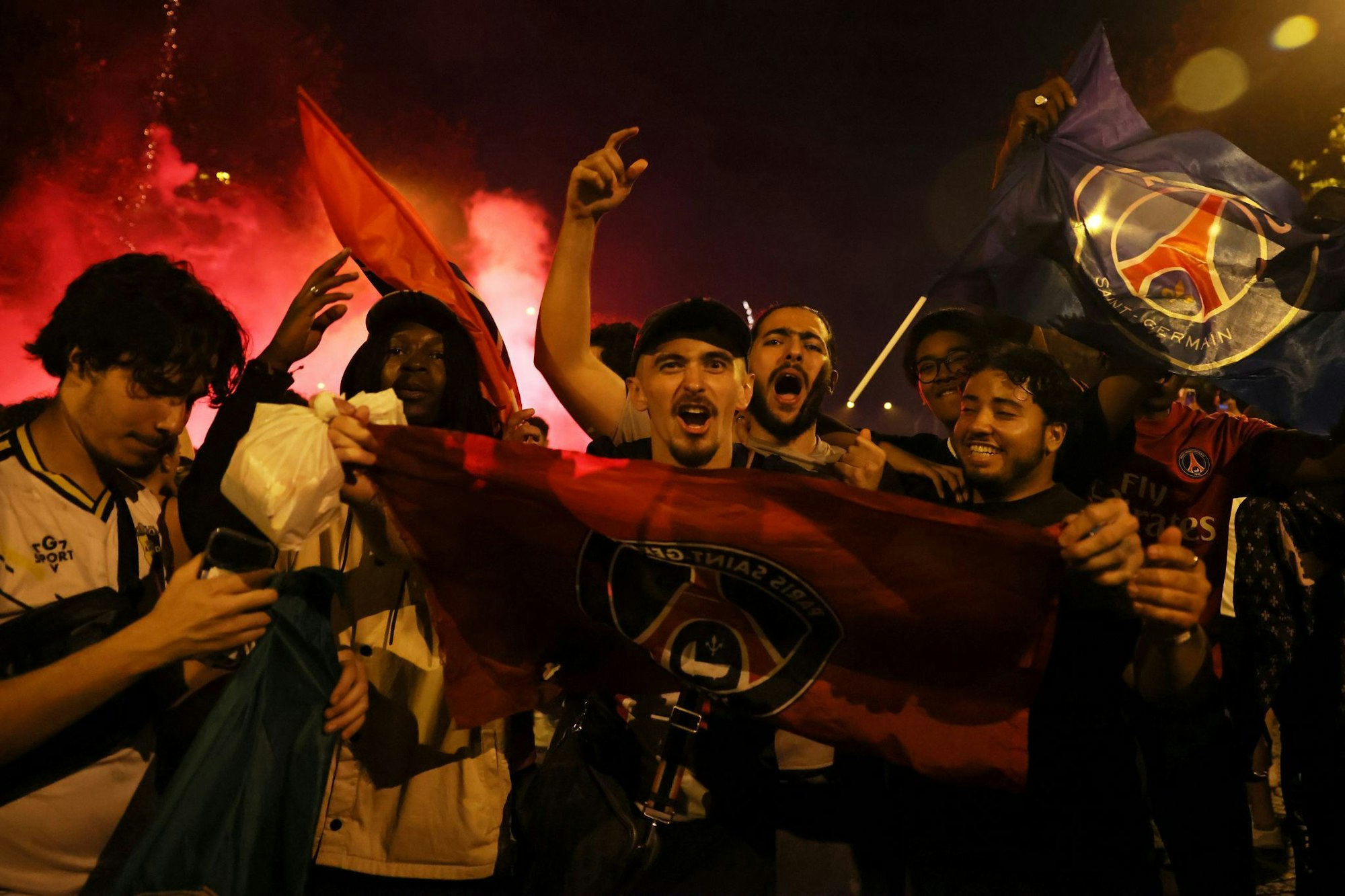Die Polizei in Paris will zum Club-WM-Finale Ausschreitung wie nach dem Sieg von PSG in der Champions League verhindern (Archivbild).