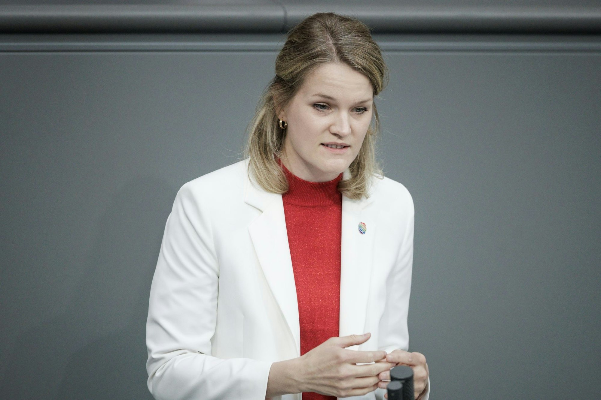 SPD-Fraktionsvize Sonja Eichwede wirbt für Frauke Brosius-Gersdorf. (Archivbild)