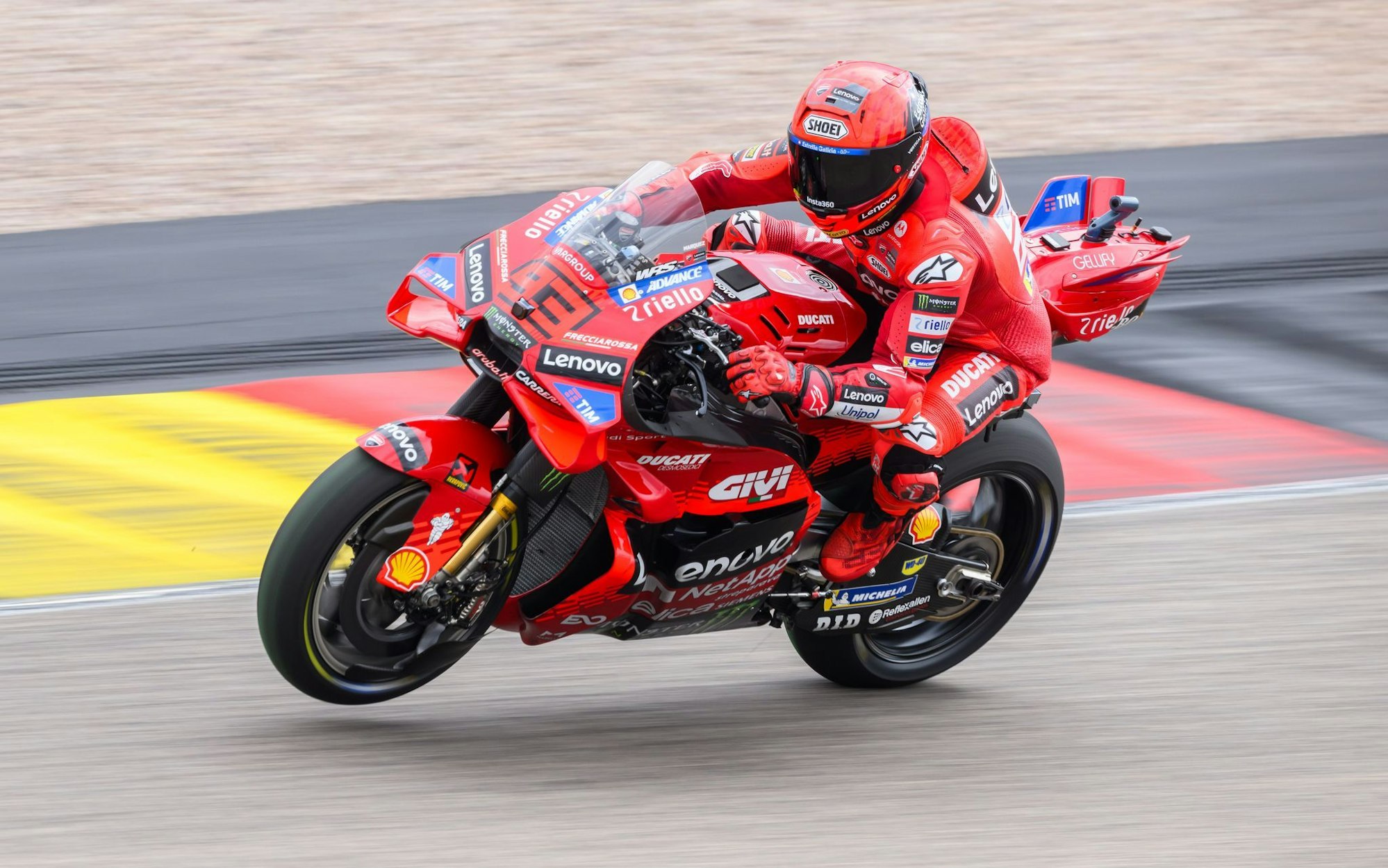Marc Márquez ist im Sprint nicht zu schlagen.
