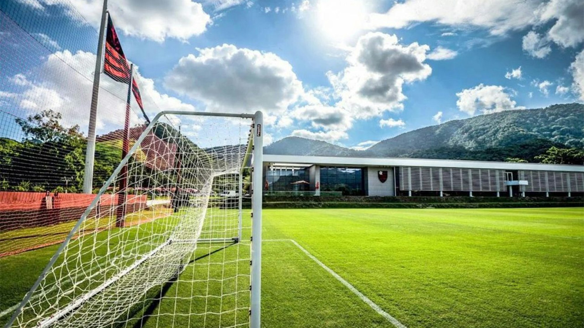 Das „Geiernest“: Ninho do Urubu, das Trainingszentrum von Flamengo Rio de Janeiro.