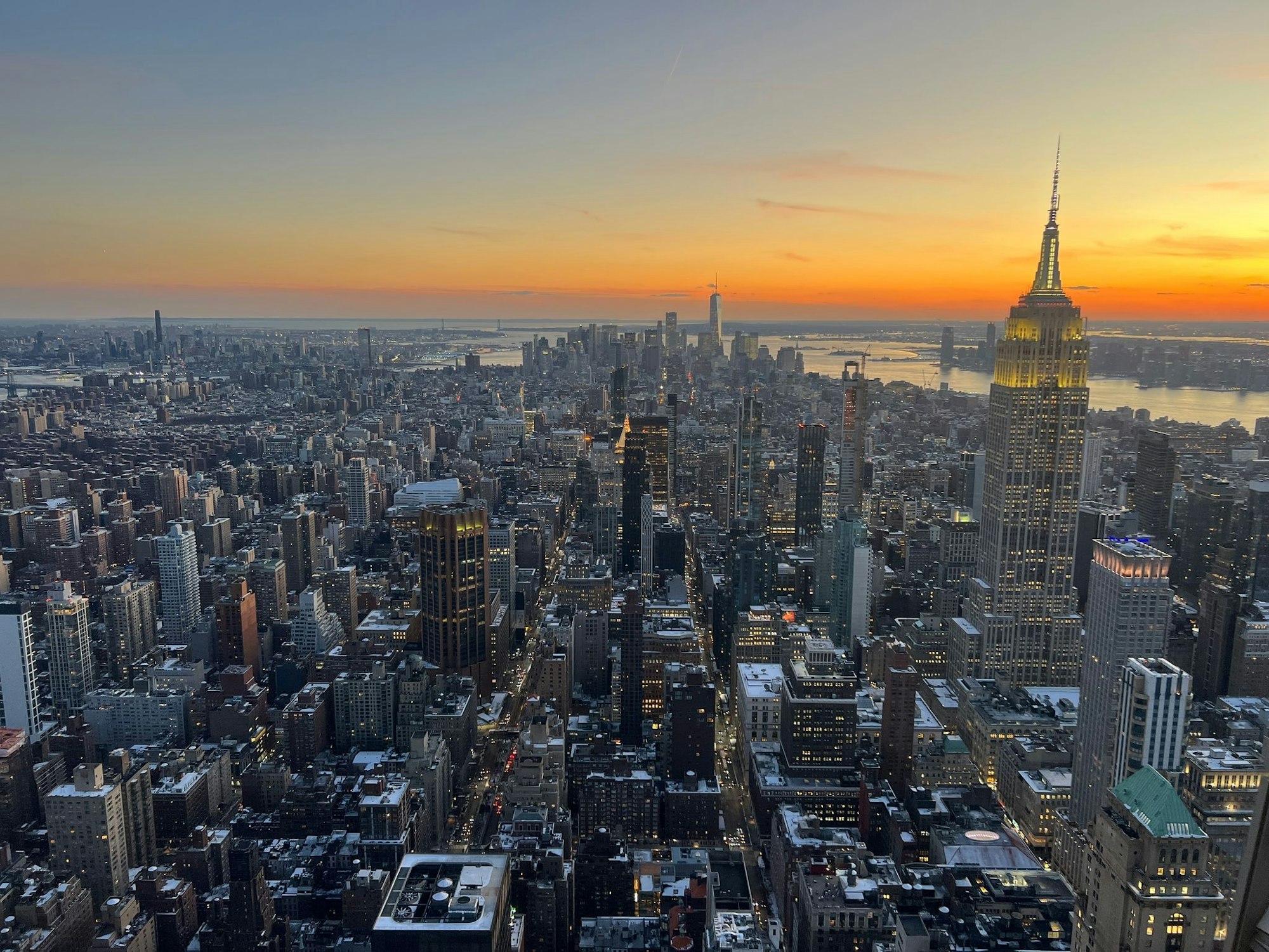 New York: die Aussicht von der Aussichtsplattform «Summit» im Hochhaus One Vanderbilt. (Archivbild)