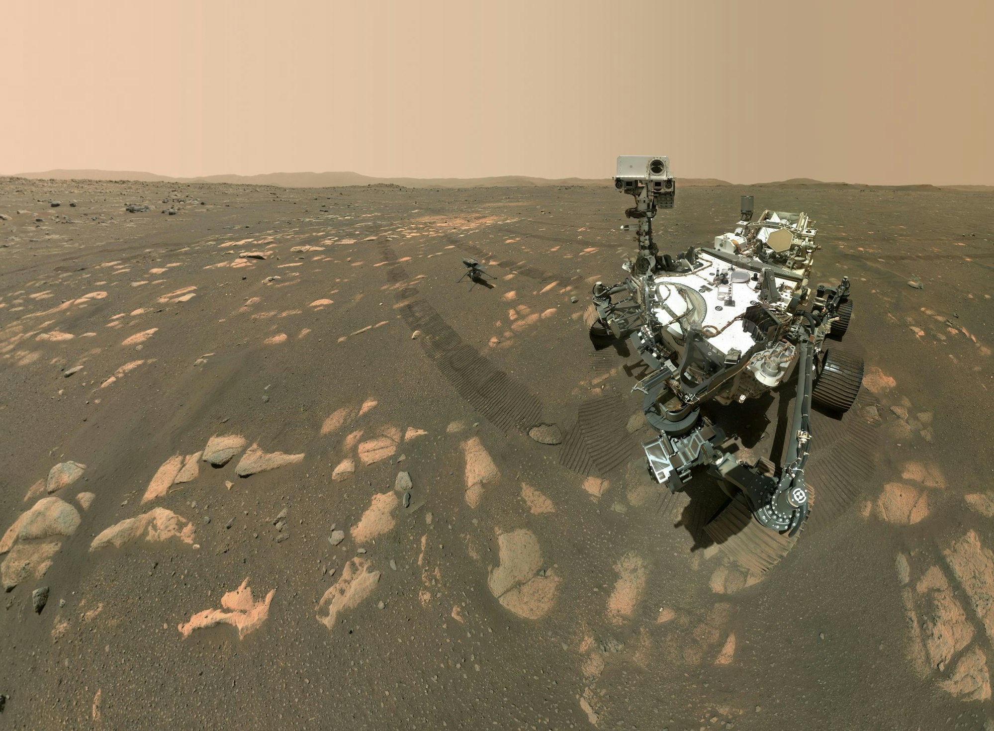 Der Mars-Rover «Perseverance» erforscht den «Roten Planeten» nach Hinweisen auf früheres mikrobielles Leben (Archivfoto).