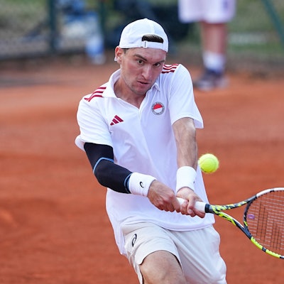 11.07.2025, xydrx, Köln, Tennis, 1.Bundesliga Herren, Kölner THC Stadion Rot-Weiss 1 - TC Bredeney 1, Tennisanlage Olympiaweg: Raphael Collignon Kölner THC Stadion Rot-Weiss 1 Nordrhein-Westfahlen Deutschland *** 11 07 2025, xydrx, Cologne, Tennis, 1 Bundesliga Herren, Kölner THC Stadion Rot Weiss 1 TC Bredeney 1, Tennisanlage Olympiaweg Raphael Collignon Kölner THC Stadion Rot Weiss 1 Nordrhein Westfahlen Germany