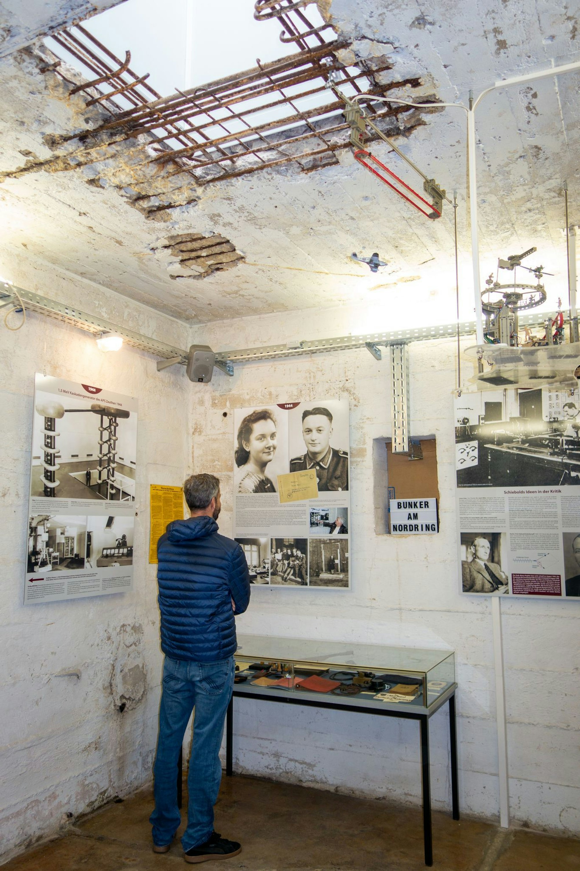 Forschungsbunker in Großostheim/Ringheim: Hier tüftelte man am «Röntgenstrahlbündelflakgerät».