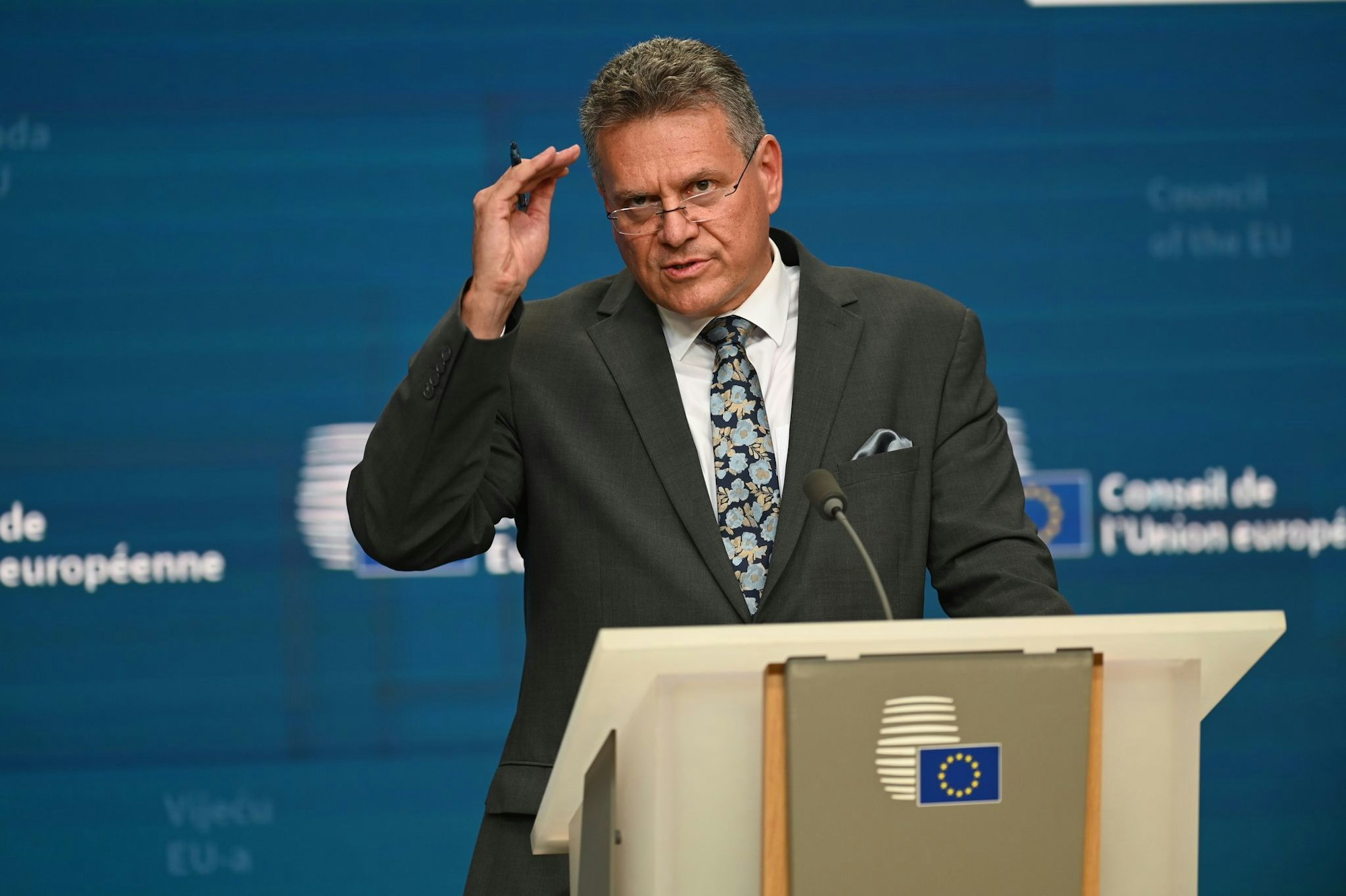 Ist enttäuscht von Trump: EU-Handelskommissar Maros Sefcovic.