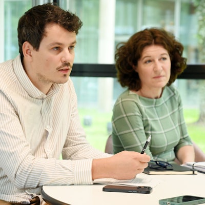 Cyrill Ibn Salem und Kirsten Jahn sind die neuen Vorsitzenden der Kölner Grünen.