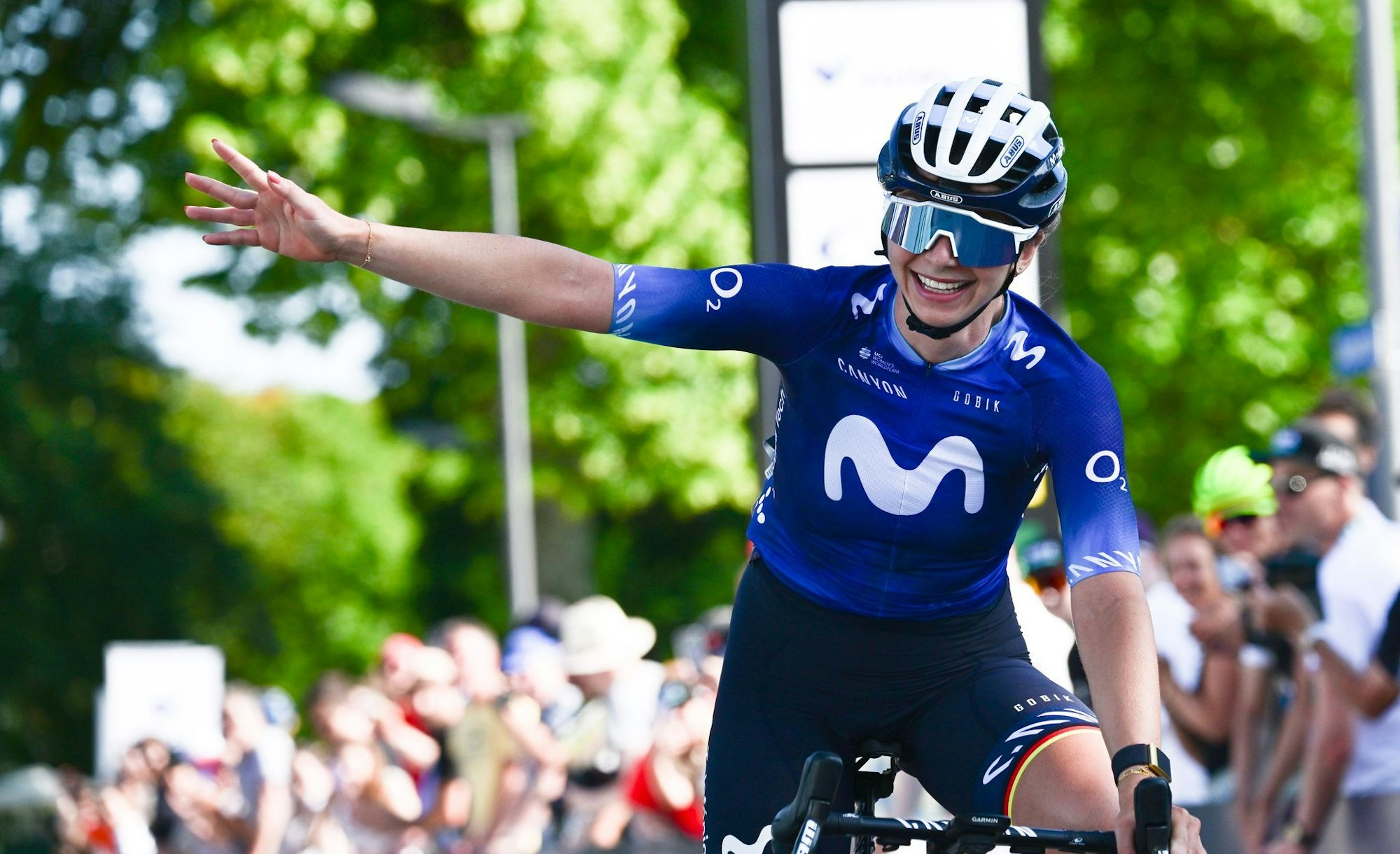 Durfte beim Giro d'Italia wieder jubeln: Liane Lippert.