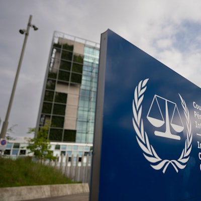 Niederlande, Den Haag: Außenansicht des Internationalen Strafgerichtshofs in Den Haag.