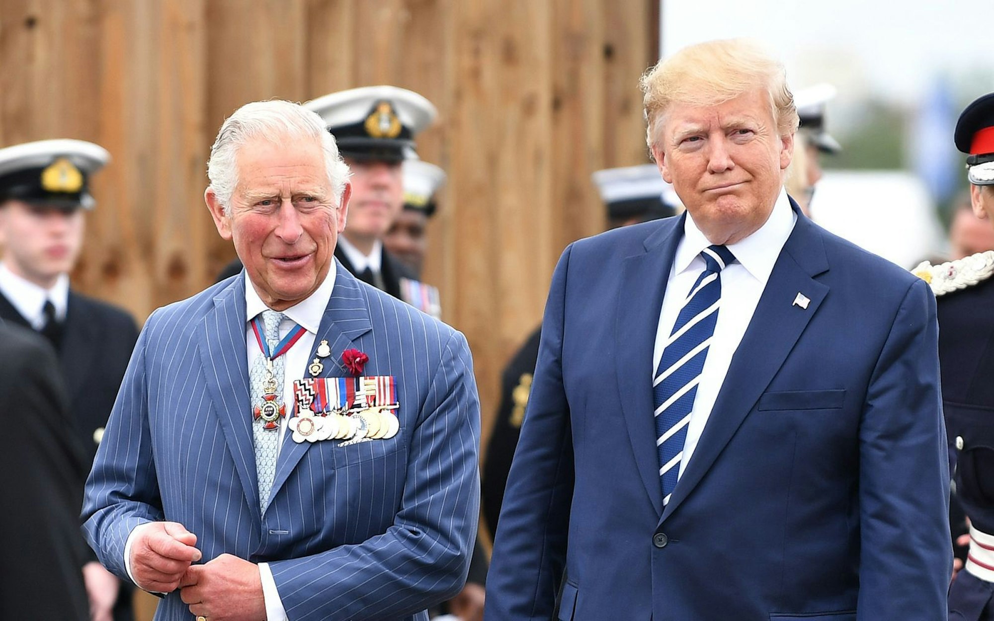 König Charles III. (links, hier im Jahr 2019) hat US-Präsident Donald Trump zu einem Staatsbesuch ins Vereinigte Königreich eingeladen. (Bild: 2019 Getty Images/Jeff J Mitchell)