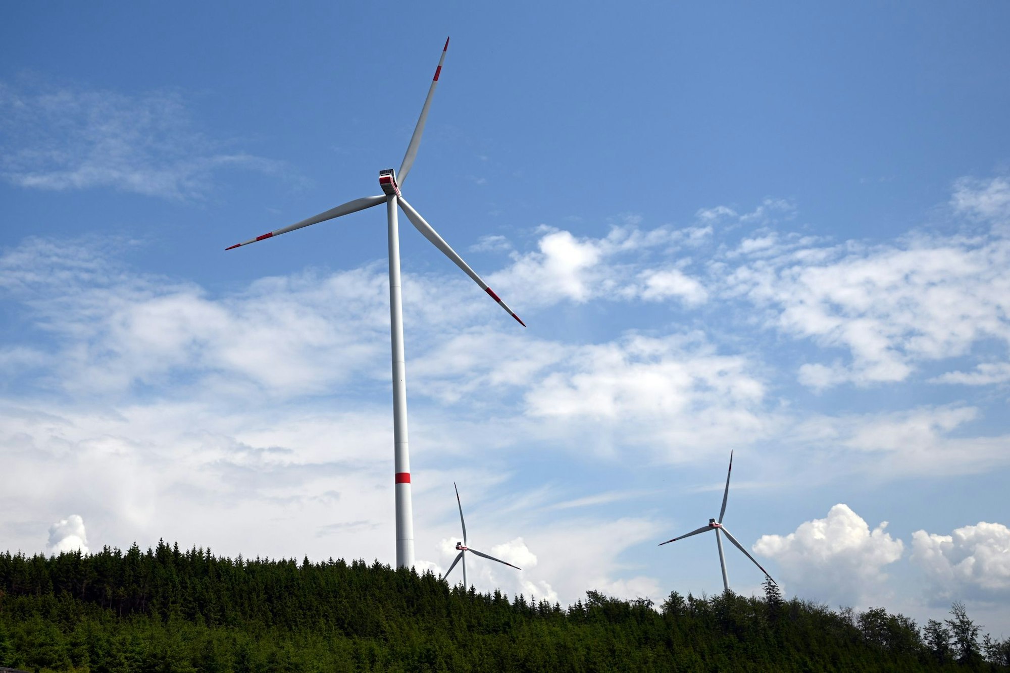 NRW könnte in diesem Jahr ein neues Rekordniveau beim Windkraftausbau erreichen.