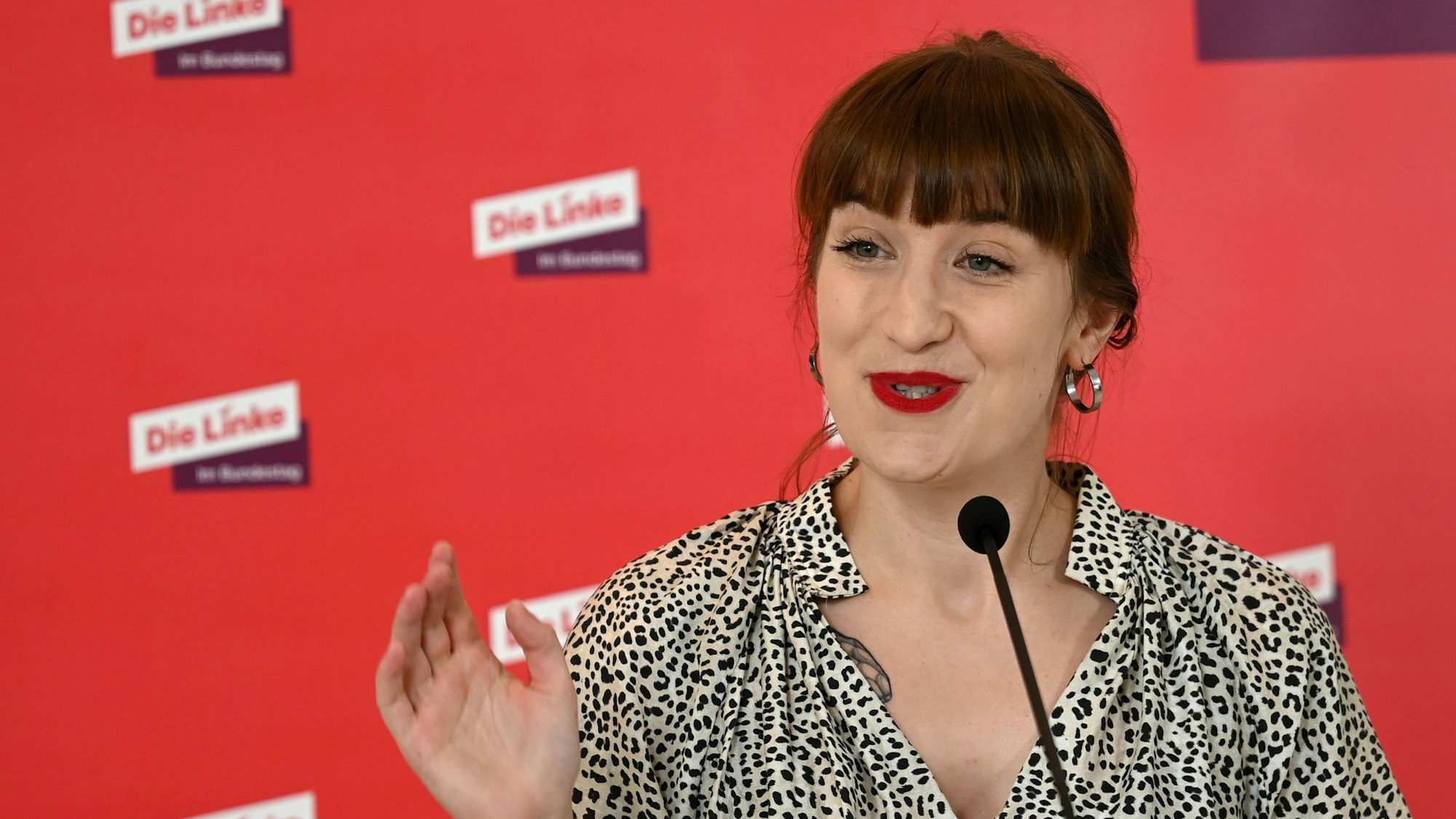 Heidi Reichinnek, Fraktionsvorsitzende „Die Linke“ im Bundestag.
