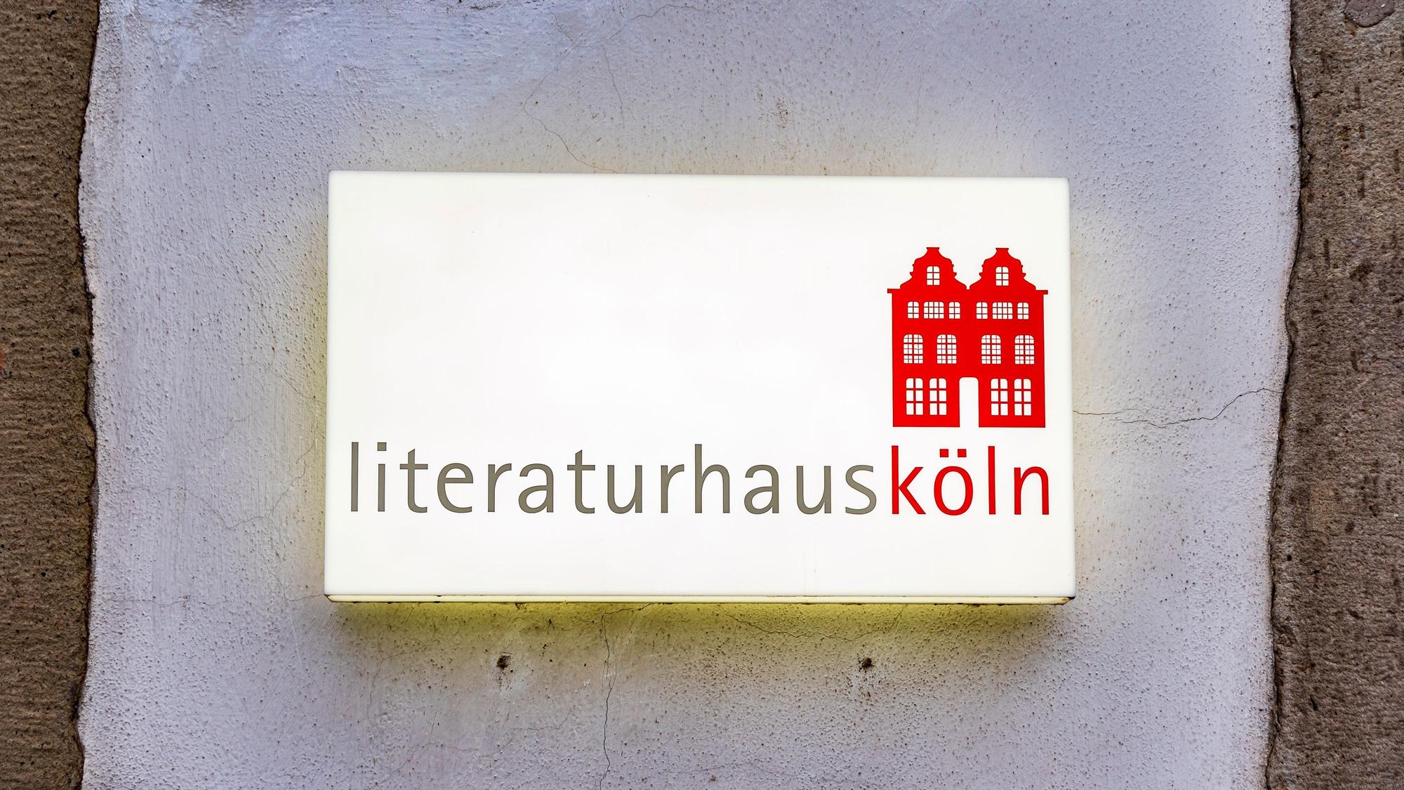 Das Bild zeigt das Logo des Literaturhauses Köln.