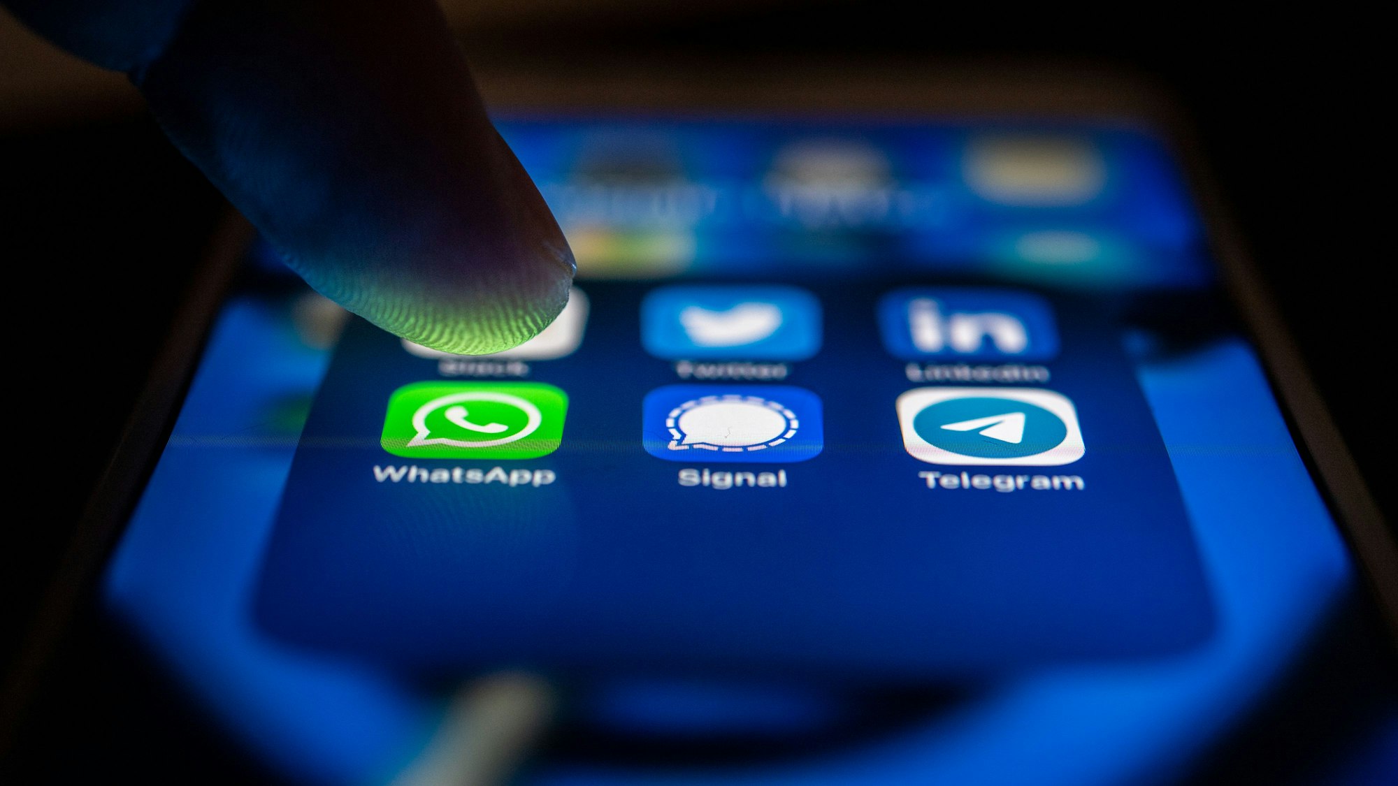 Whatsapp auf dem Handy.