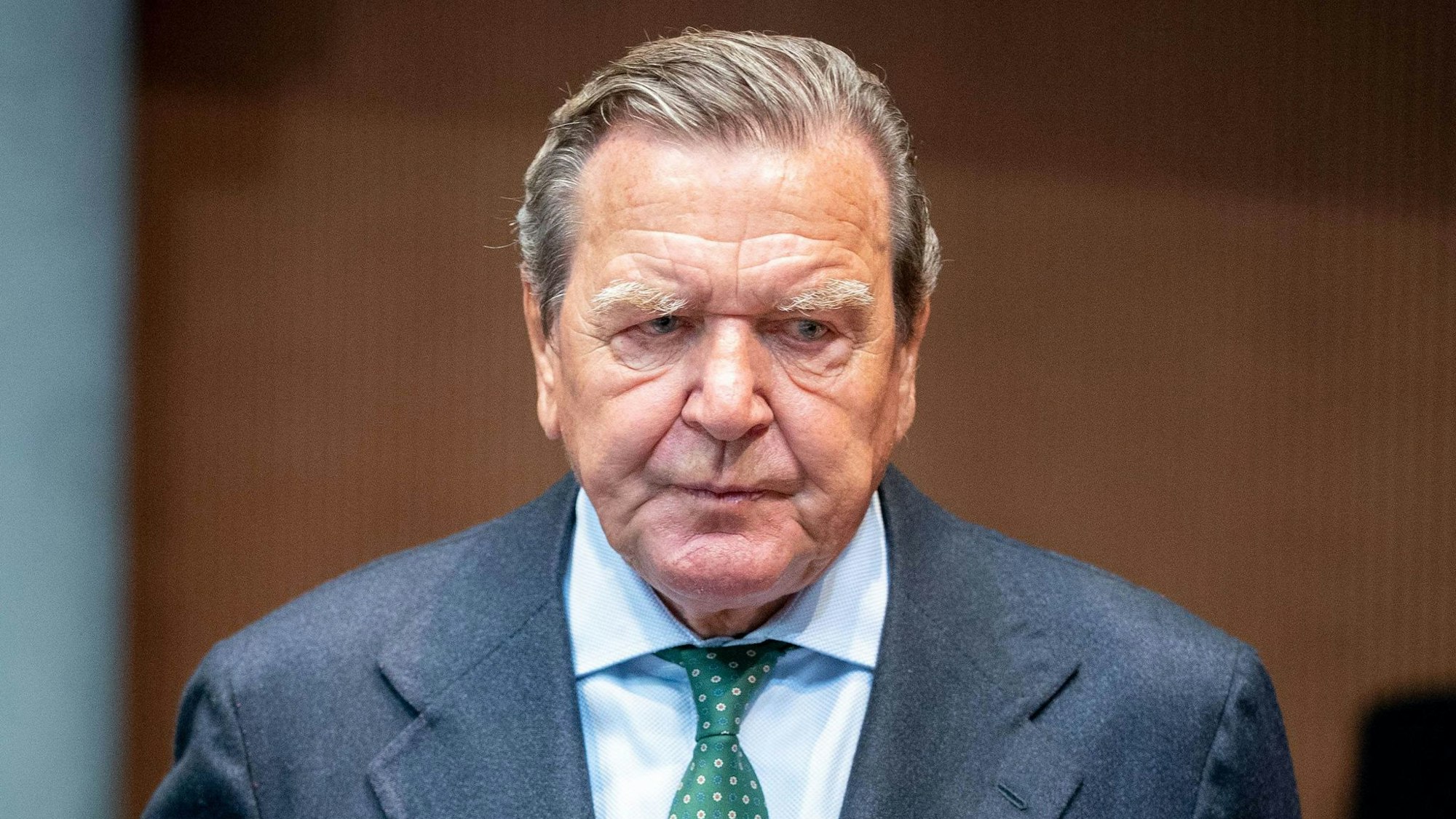 Ex-Kanzler Gerhard Schröder bietet an, per Video auszusagen. (Archivbild)
