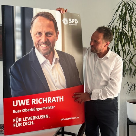 Oberbürgermeister Uwe Richrath, Vorstellung der Wahlkampfsrategie Bild: Ralf Krieger